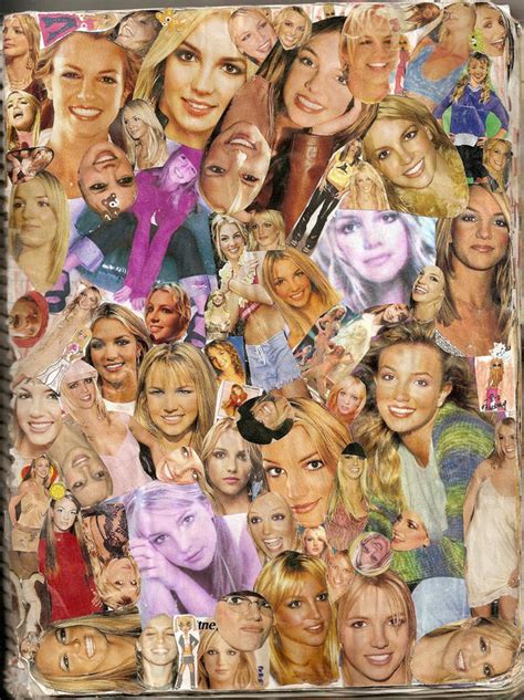 britney spears collage